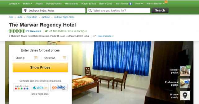 #1 Bed and Breakfast Hotel in Jodhpur